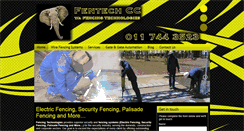 Desktop Screenshot of fencingtechnologies.co.za