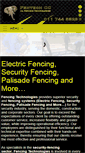 Mobile Screenshot of fencingtechnologies.co.za